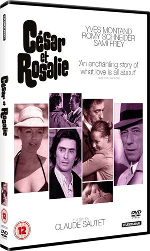 DVD cover for “Cesar & Rosalie” featuring portraits of actors.