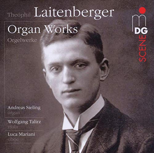 CD cover featuring a black and white portrait of Theophil Laitenberger.