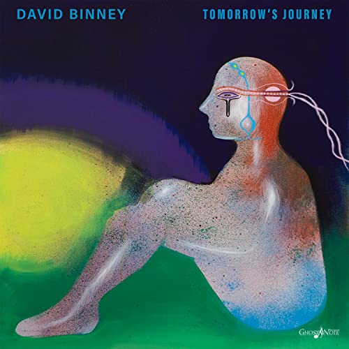 CD cover: abstract painting of a figure with a tearful eye.