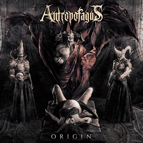 Dark fantasy album cover featuring demonic figures and a reclining woman.