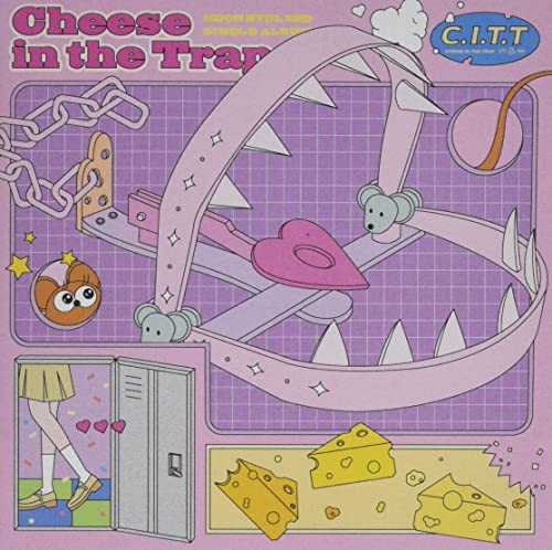CD cover art: illustrated mouse trap with cheese, locker, and legs.