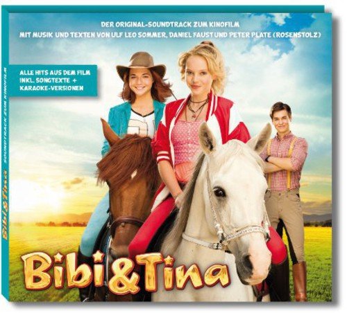 DVD cover featuring two girls on a white horse with a boy.