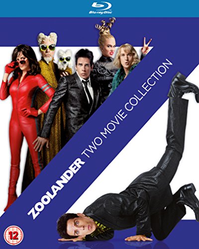 Zoolander Blu-ray cover featuring Ben Stiller and other models in poses.