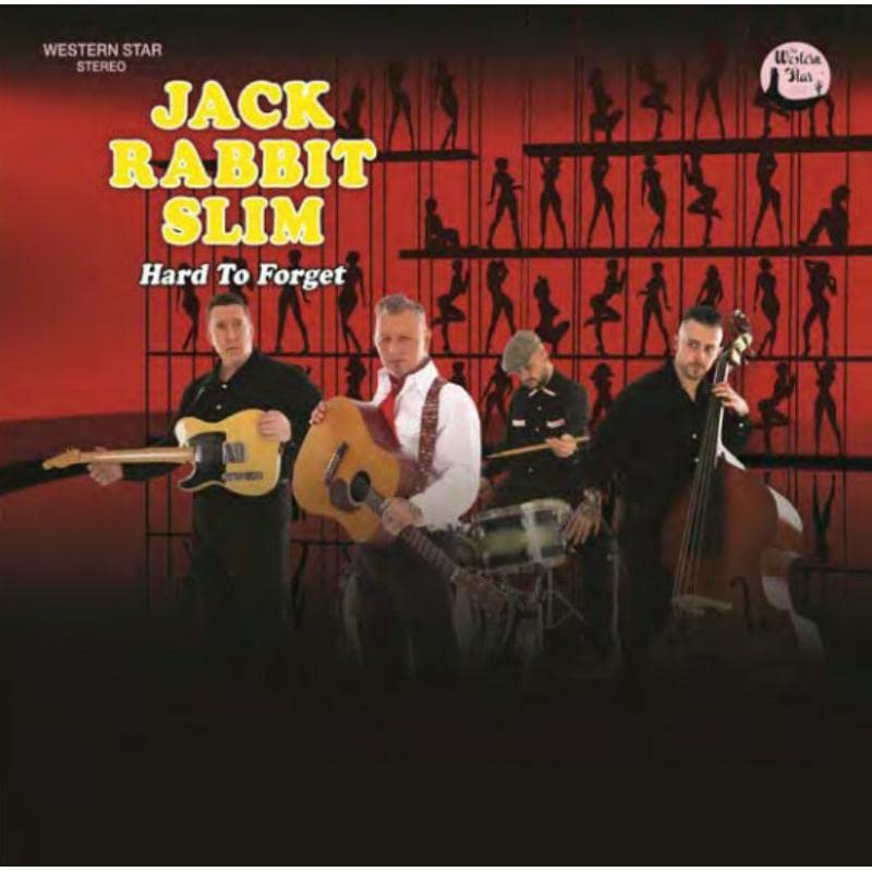 CD cover: band with silhouettes of dancers, titled "Jack Rabbit Slim.