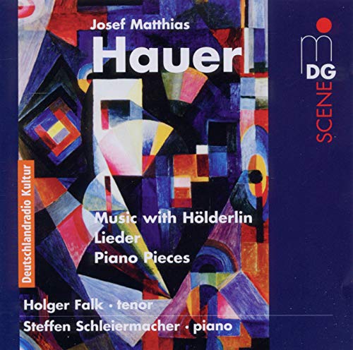 CD cover for "Hauer - Schleiermacher/Falk" featuring abstract art and text.