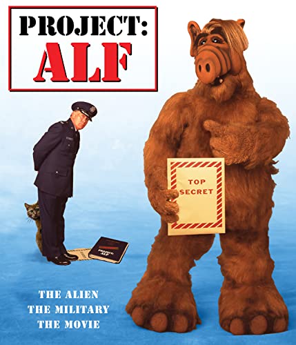 Project: ALF" Blu-ray cover featuring ALF with a military officer and a cat.