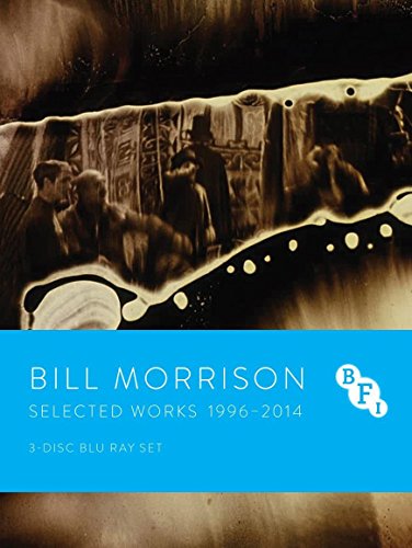 Blu-ray cover with sepia-toned film imagery and blue text reading Bill Morrison Selected Works.