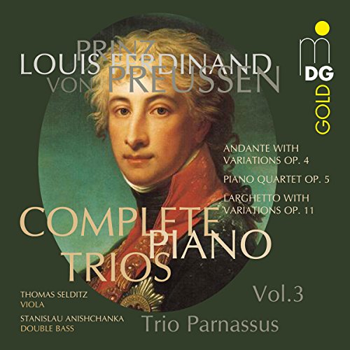 CD cover featuring a portrait of Louis Ferdinand von Preußen and text details.
