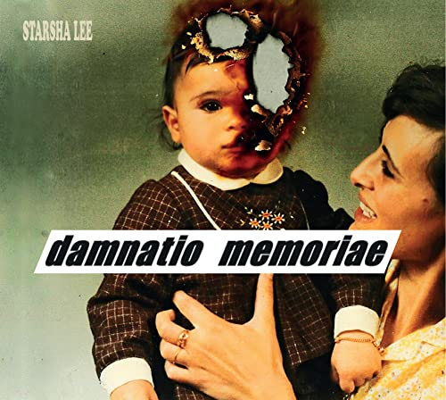 CD cover: vintage photo of a baby with a damaged, obscured face.