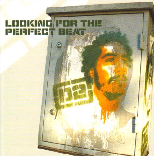 CD cover with a wheatpasted portrait of a man and bold text.