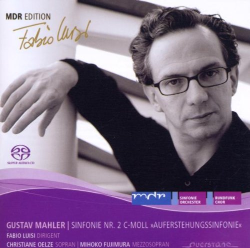 CD cover featuring portrait of conductor Fabio Luisi with text details.