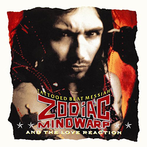Album cover for Zodiac Mindwarp, featuring a close-up portrait of a man.