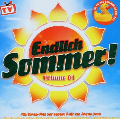 A CD cover featuring a sun graphic with "Endlich Sommer!" text against a blue sky.