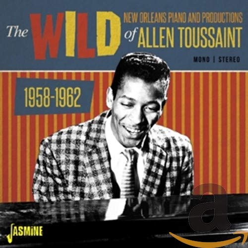 CD cover featuring Allen Toussaint in a plaid jacket, with bold text.