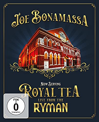 Dark blue DVD cover with gold text and a red building illustration.