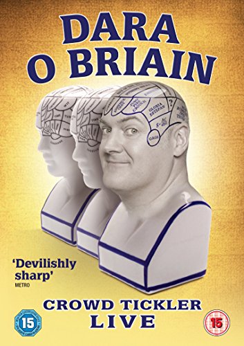 Man's head with brain diagram on DVD cover, two busts behind him.