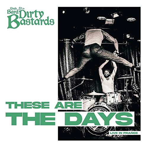 CD cover: band performing live, with green text and logo.