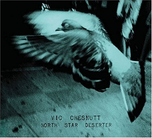 CD cover: blurred image of a bird in flight, teal tones.