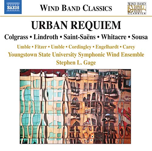 CD cover for "Urban Requiem" by Youngstown State University Wind Ensemble.