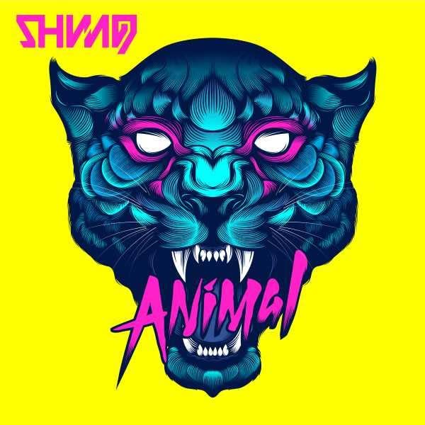 CD cover: stylized blue panther head with glowing pink eyes and text.