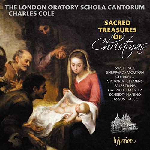 Nativity scene album cover with Mary, baby Jesus, and the Magi, featuring white and yellow text.