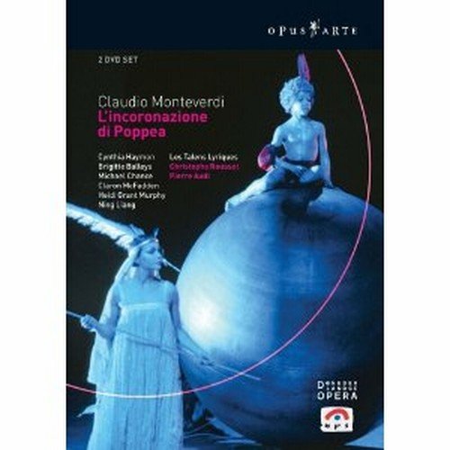 DVD cover featuring a blue-tinted image of a woman and a statue on a sphere.