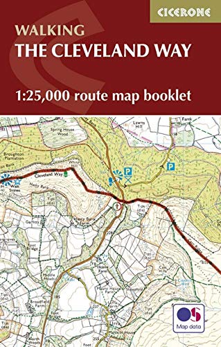 The Cleveland Way Map Booklet: 1:25,000 OS Route Mapping (British Long Distance)