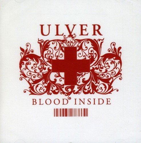 Ulver “Blood Inside” CD cover: red floral design with a cross.