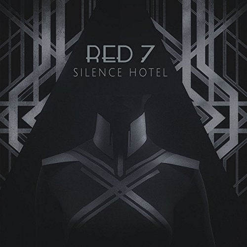 Red 7 - Silence Hotel vinyl album cover with a shadowy figure.