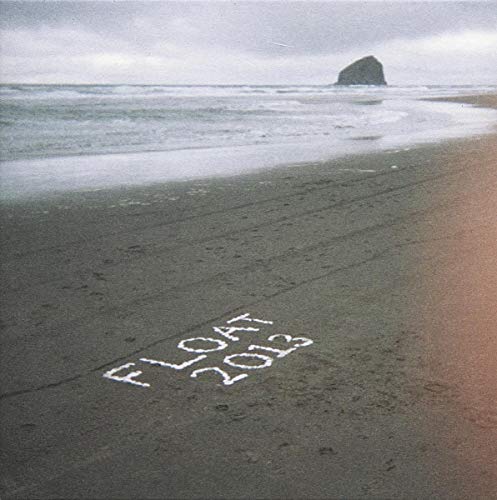 CD cover: beach scene with "FLOAT 2013" written in the sand.