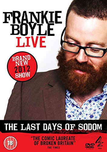 DVD cover featuring Frankie Boyle with a beard, wearing glasses and a brown jacket.