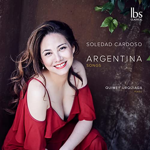 CD cover featuring Soledad Cardoso, a smiling woman in red, with text.