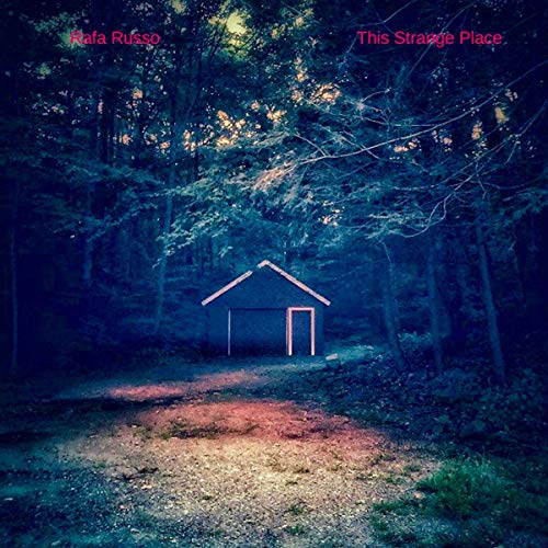 CD cover: small illuminated house in a dark, dense forest.