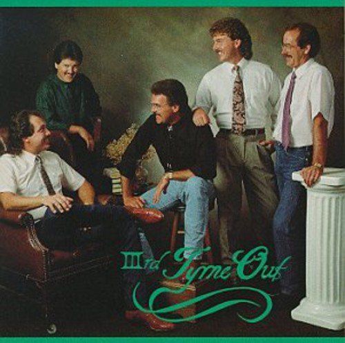 "Album cover featuring five men in casual attire, with green script text."