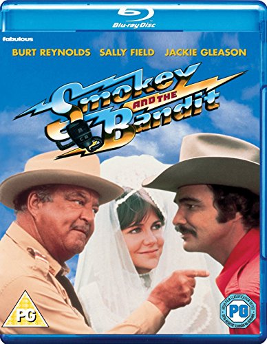 Blu-ray cover art for Smokey and the Bandit featuring the cast and a truck.