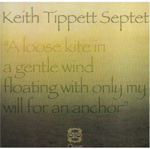 CD cover for Keith Tippett Septet album with gold text on a textured background.