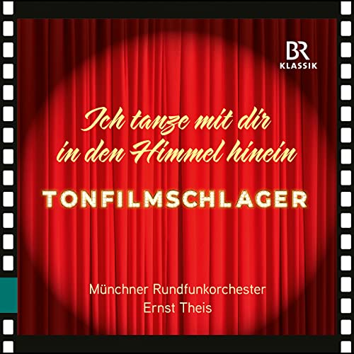 CD cover: red curtains, German text, and orchestra/composer names.