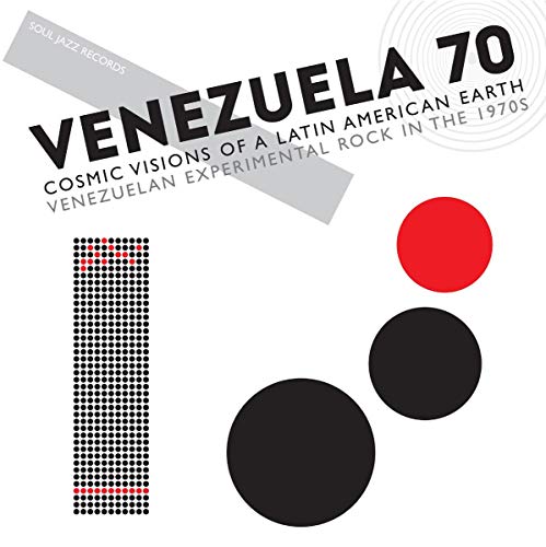 CD cover for “Venezuela 70” featuring text, dots, and circles.