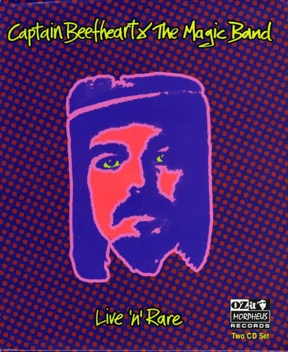 CD cover for Captain Beefheart’s “Live ‘n’ Rare” with a portrait.