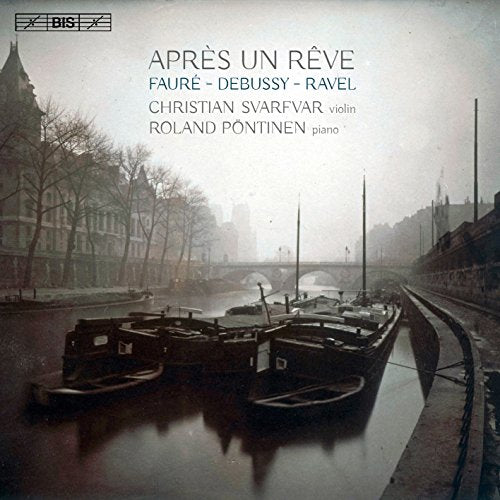 CD cover: canal scene with boats, text listing composers and performers.