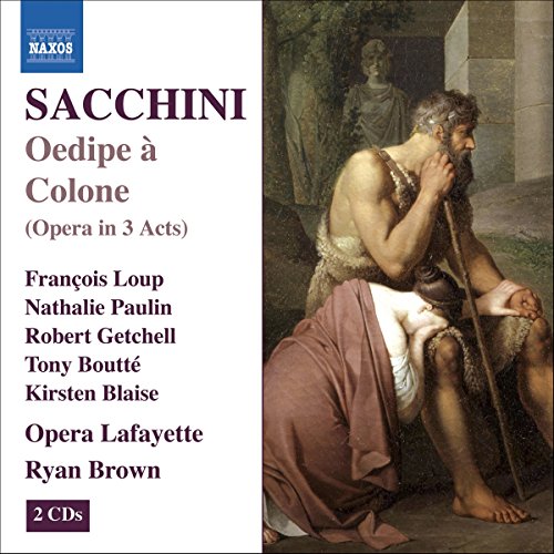 CD cover for Sacchini’s "Oedipe à Colone" featuring a painting of Oedipus.