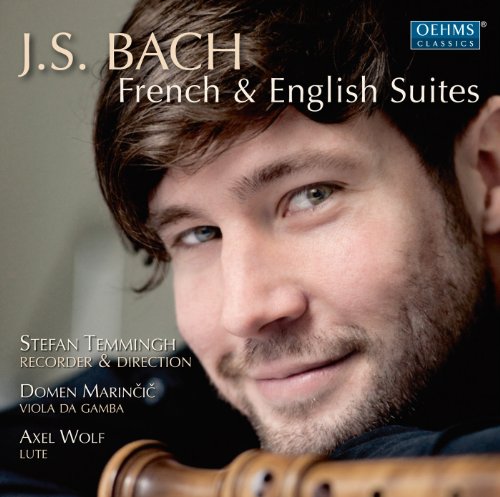 "CD cover with a man holding a recorder, featuring white text and a blue logo."