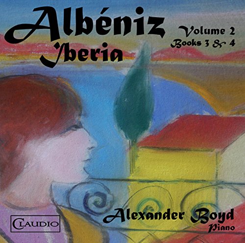 CD cover for Albeniz’s Iberia, featuring a portrait and landscape.
