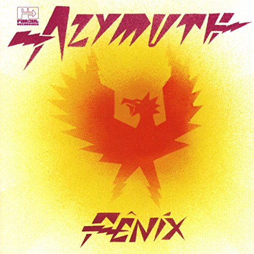 CD cover for Azymuth’s “Fenix” featuring a yellow and red phoenix graphic.