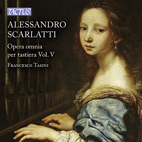 CD cover featuring a portrait of a young man with a harpsichord.