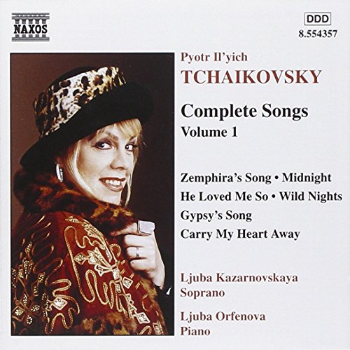 CD cover featuring a woman in ornate attire and hat, with text listing song titles.