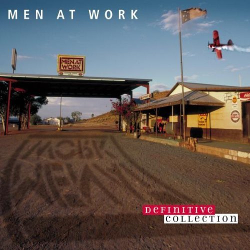 CD cover showing a desert landscape with a small building, airplane, and tire tracks.