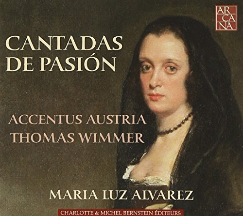 "CD cover with portrait of a woman, text 'Cantadas De Pasion' and names."