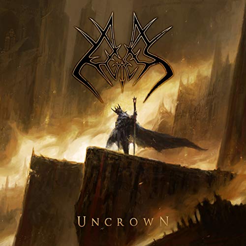 Ages - Uncrown vinyl album cover with a lone figure on a cliff.