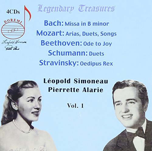 Four CD set featuring Simoneau and Alarie with classical composers listed.